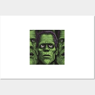 Halloween Monsters 12 - Frankenstein Posters and Art